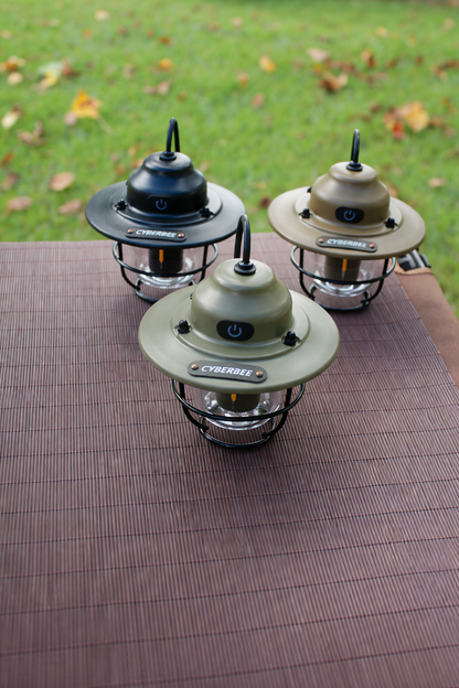 Vintage Rechargeable Camping Lantern USB Portable LED Light