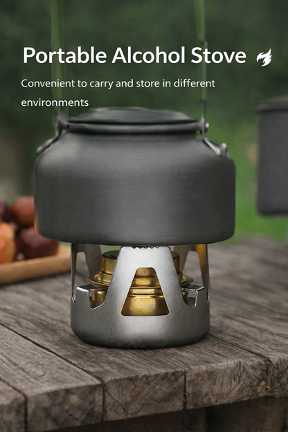 Portable Mini Alcohol Camping Stove