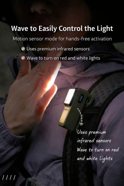 Rechargeable Motion Sensor Clip Light