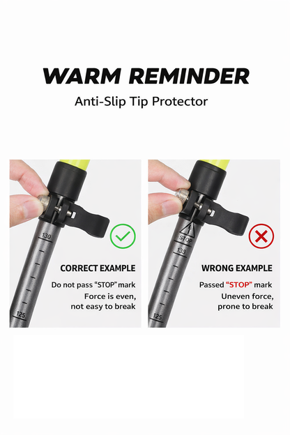 1 Pair Lightweight Collapsible Aluminium Trekking Poles for Hiking