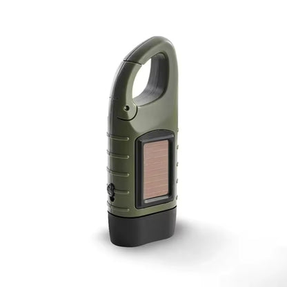 Solar Hand Crank Flashlight
