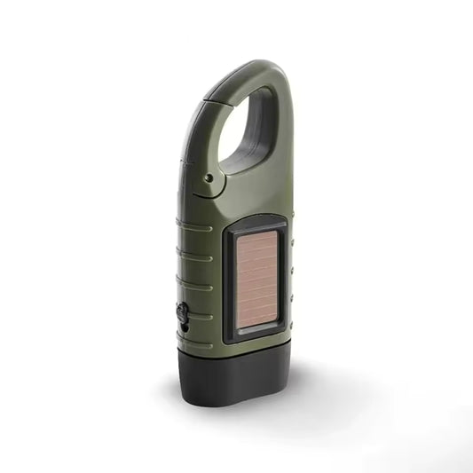 Solar Hand Crank Flashlight