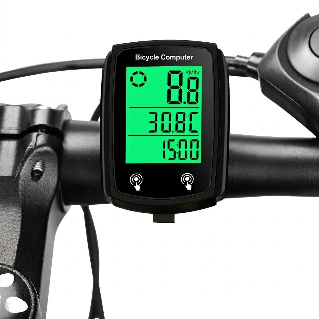 Bicycle Computer Speedometer with LCD Backlight
