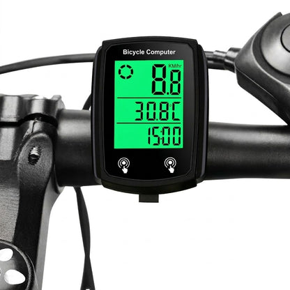 Bicycle Computer Speedometer with LCD Backlight