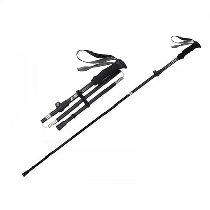 1 Pair Lightweight Collapsible Aluminium Trekking Poles for Hiking
