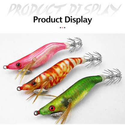 8PCS Luminous Squid Jig